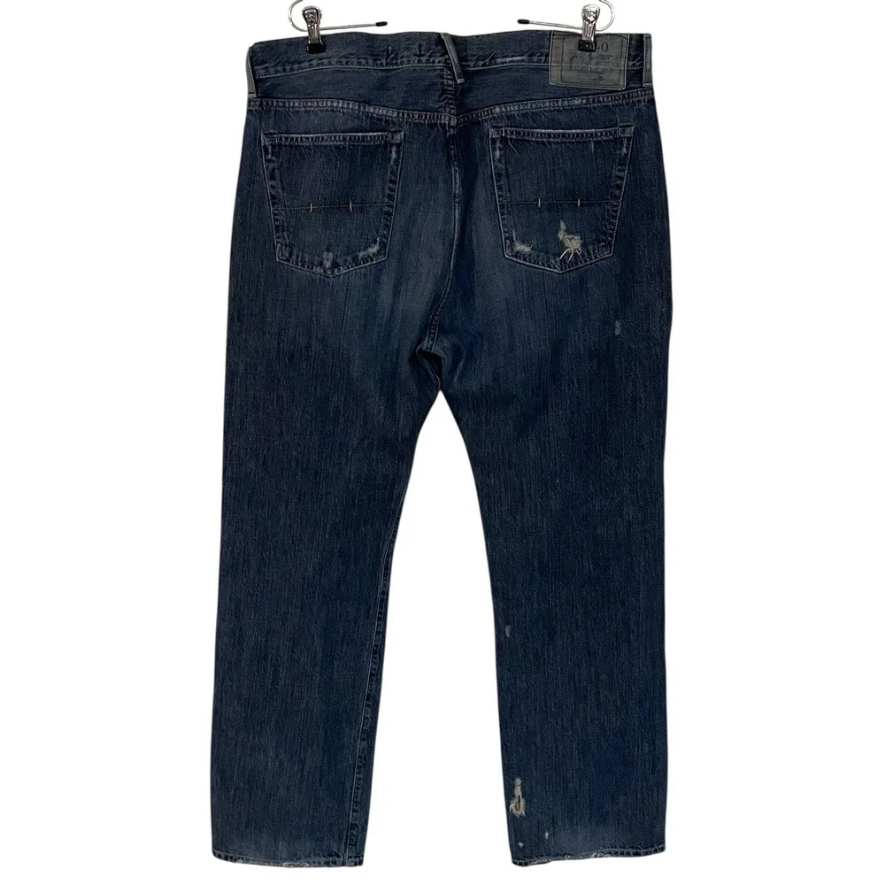 Vtg Polo Ralph Lauren Mens Distressed Jeans PRL Vintage‎ 67 15941 Y2K 38 x 34